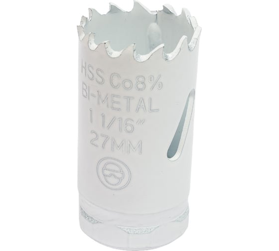 Коронка биметаллическая М42 Cobalt 8% 27 мм D.BOR 9H-4102705D 1