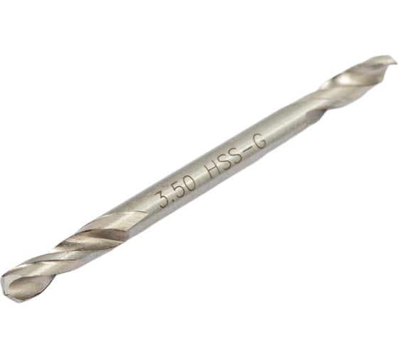 Сверло по металлу шлифованное двухстороннее HSS-G (10 шт; 3.5x14х49 мм) D.BOR 403035003D