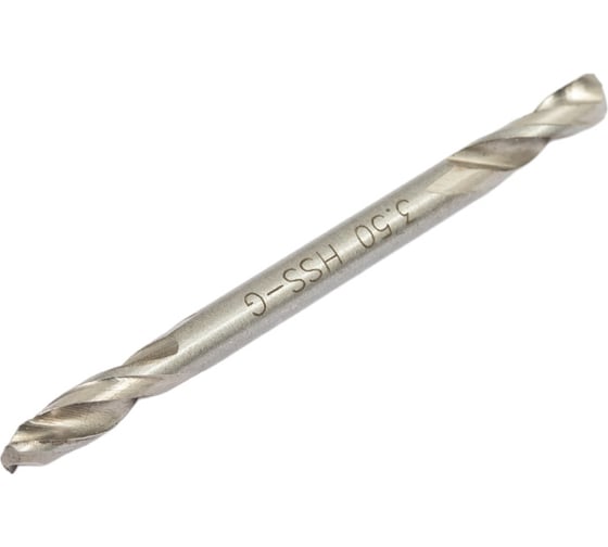 Сверло по металлу шлифованное двухстороннее HSS-G (10 шт; 3.5x14х49 мм) D.BOR 403035003D