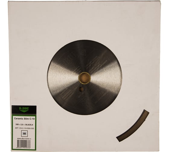 Диск алмазный Ceramic Slim C-10 (350x2x30/25.4 мм) D.BOR CS-C-10-0350-030