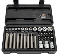 Набор головок внутренних и насадок TORX (35 пр; Е4-Е20; Т10-Т70) СЕРВИС КЛЮЧ 76460