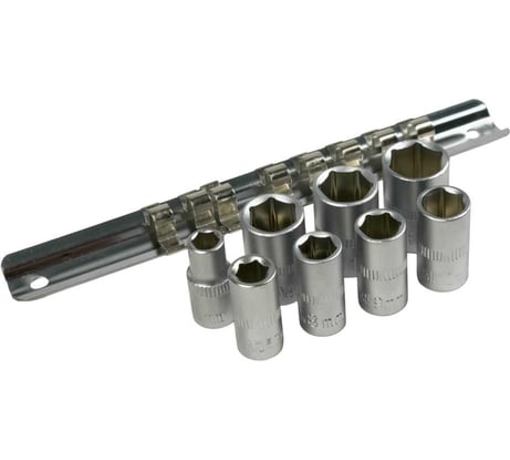 Набор шестигранных головок (8 пр; 6-13 мм; 1/4") СЕРВИС КЛЮЧ 77554