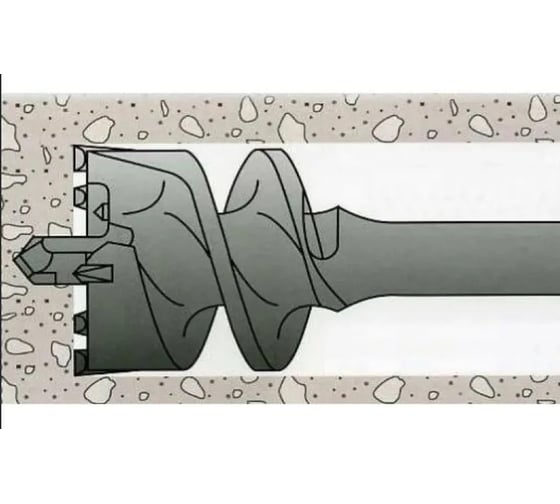 Бур проломной СТС-031 50x550 мм, SDS-max Strong стс-031050550