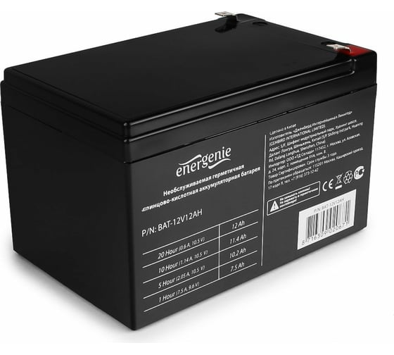 Аккумулятор для источников бесперебойного питания Energenie BAT-12V12AH