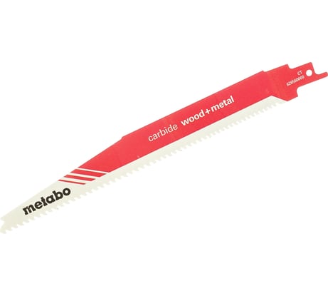 Пилка S1156XHM CARBIDE (1 шт; 225 мм; 6-8 TPI) для сабельных пил Metabo 626560000
