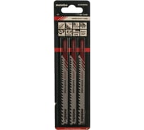 Пилки T367XHM (3 шт; 132/3.5-5 мм; HM) по дереву и пластику Metabo 623836000
