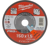 Диск отрезной SCS 41 PRO+ (150х22.2х1.5 мм) Milwaukee 4932471386
