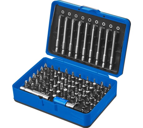 Набор бит "ПРО-71" CR-Mo в боксе Зубр 26394-H71