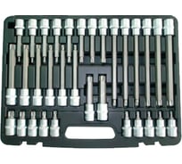 Набор головок со вставками TORX T20-T70, L55-200 мм, 32 предмета AV Steel AV-921067