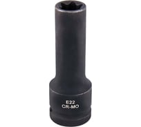 Головка ударная удлиненная 3/4", E22 AV Steel AV-733122