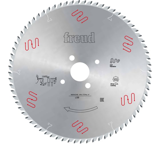 Диск пильный по дереву 450x4.8x30 мм, Z72, HM Freud LSB45016 1