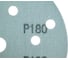 Диск абразивный с липучкой DTC-Film (green) 150 мм, 15 отверстий, P180, 5 шт BRUSHTEX 150G15-180 4