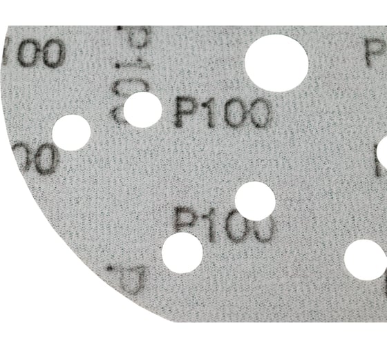 Диск абразивный с липучкой DTC-Film (green) 150 мм, 15 отверстий, P100, 5 шт BRUSHTEX 150G15-100