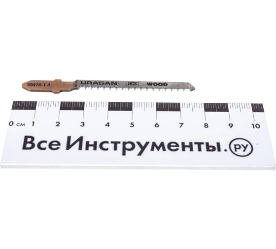 Полотна T101AO HCS по дереву фанере ламинату фигурный рез T-хвостовик шаг 1,4 мм 75/50 мм 2 шт. Uragan 159474-1.4_z02