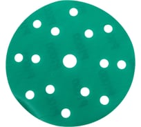 Диск абразивный с липучкой DTC-Film (green) 150 мм, 15 отверстий, P1000, 5 шт BRUSHTEX 150G15-1000