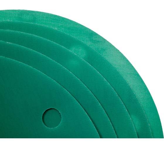 Диск абразивный с липучкой DTC-Film (green) 150 мм, 15 отверстий, P1000, 5 шт BRUSHTEX 150G15-1000