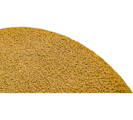 Диск абразивный с липучкой Sandpaper (yellow) 150 мм, 8 отверстий, P60, 5 шт BRUSHTEX 150Y8-60