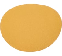 Диск абразивный с липучкой Sandpaper (yellow) 150 мм, без отверстий, P180, 5 шт BRUSHTEX 150Y0-180