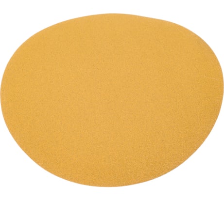Диск абразивный с липучкой Sandpaper (yellow) 150 мм, без отверстий, P180, 5 шт BRUSHTEX 150Y0-180