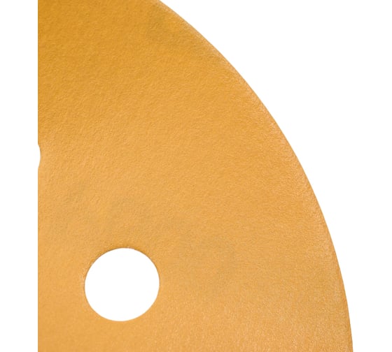 Диск абразивный с липучкой Sandpaper (yellow) 125 мм, 8 отверстий, P800, 10 шт BRUSHTEX 125Y8-800