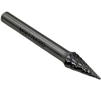 Бор-фреза твердосплавная тип M081706 (коническая с заостренным концом) 8.0 мм, хвостовик 6 мм, двойная насечка TORNERI Т018442