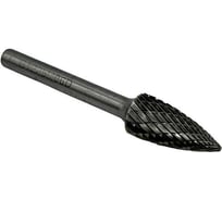 Бор-фреза твердосплавная тип G122506 (сфероконическая с заостренным концом) 12.0 мм, хвостовик 6 мм, двойная насечка TORNERI Т018413