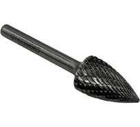 Бор-фреза твердосплавная тип G162506 (сфероконическая с заостренным концом) 16.0 мм, хвостовик 6 мм, двойная насечка TORNERI Т018414