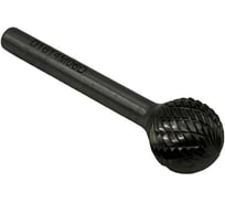 Бор-фреза твердосплавная тип D161406 (сферическая) 16.0 мм, хвостовик 6 мм, двойная насечка TORNERI Т018396