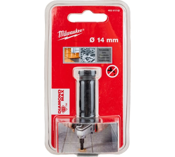 Сверло алмазное корончатое (14 мм; М14) Milwaukee 4932471763 1