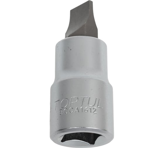 Головка с насадкой шлицевой 12 мм, 1/2" DR TOPTUL BCCA1612