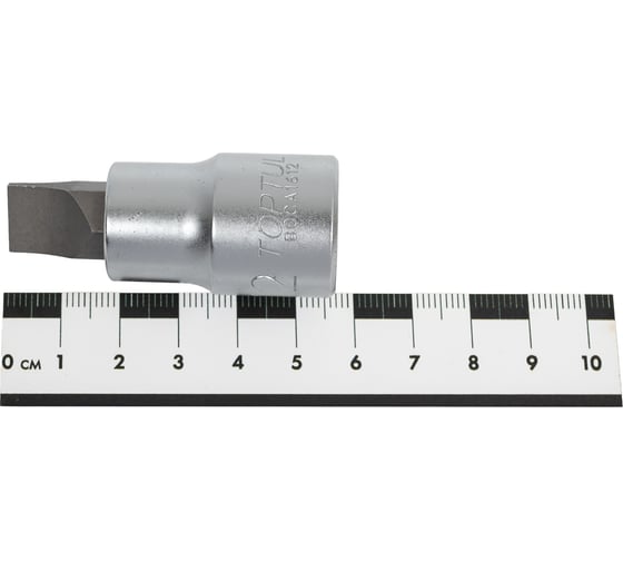 Головка с насадкой шлицевой 12 мм, 1/2" DR TOPTUL BCCA1612