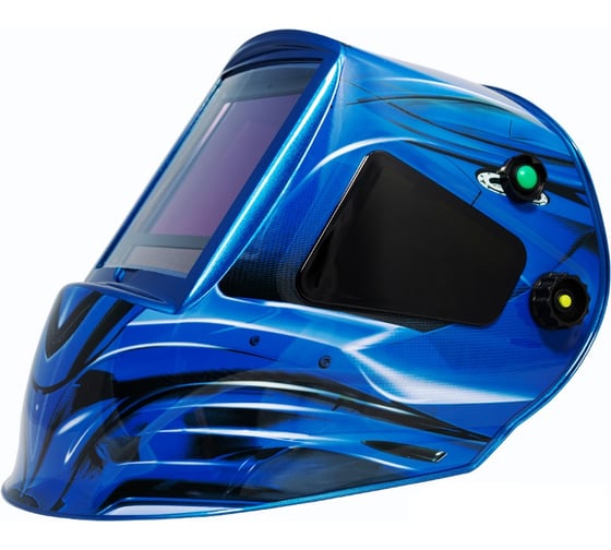 Маска сварщика FOXWELD КОРУНД МЕГА синяя, ф-р MEGA LED 2 7188
