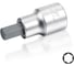Головка с насадкой HEX 4 мм, 3/8" DR TOPTUL BCDA1204 1
