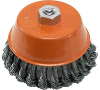Щетка-крацовка чашка 125 мм, М14, стальная Pobedit 2128125