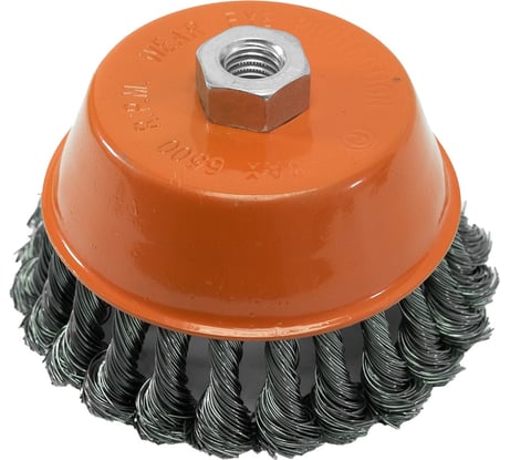 Щетка-крацовка чашка 125 мм, М14, стальная Pobedit 2128125