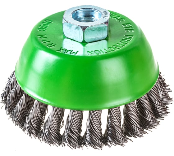 Щетка чашечная жгутовая INOX Standard (100 мм; М14) для УШМ D.BOR D02-IS-100-M14-050