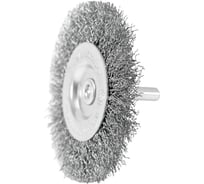 Щетка-крацовка плоская со шпилькой 75 мм, стальная витая проволока Pobedit 2122307