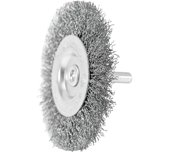 Щетка-крацовка плоская со шпилькой 75 мм, стальная витая проволока Pobedit 2122307