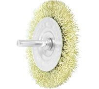 Щетка-крацовка плоская со шпилькой 75 мм, латунированная Pobedit 2122075