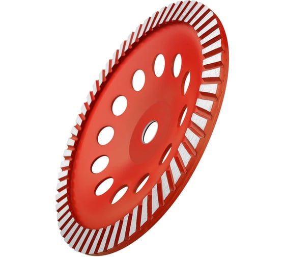 ラウンド用品・アクセサリー Bright Dip Red Aluminum Circle T Чашка алмазная турбо (230х22.2 мм) Redchili 04-230-15 - выгодная