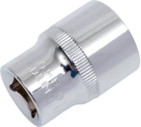 Головка торцевая 6-гранная с насечкой FLANK 21 мм, 1/2" DR, CrV Pobedit 2843521