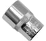 Головка торцевая 6-гранная с насечкой FLANK 18 мм, 1/2" DR, CrV Pobedit 2843518 3