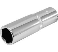 Головка торцевая 6-гранная удлиненная с насечкой FLANK 17 мм, 1/2" DR, CrV Pobedit 2844517
