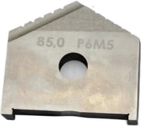 Пластина к перовому сверлу (перо) D 85 мм (2000-1258) Р6М5 TORNERI Т018457