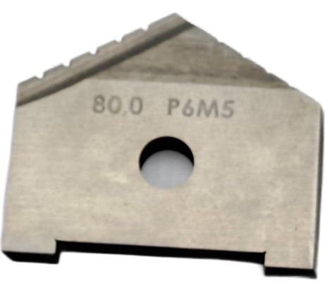 Пластина к перовому сверлу (перо) D 80 мм (2000-1256) Р6М5 TORNERI Т018456