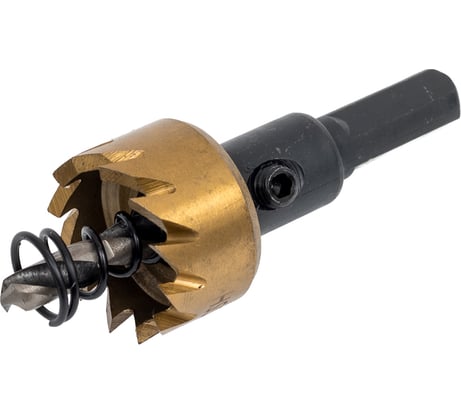 Коронка по металлу 22 мм, сталь HSS, нитрид титан Pobedit 4846422