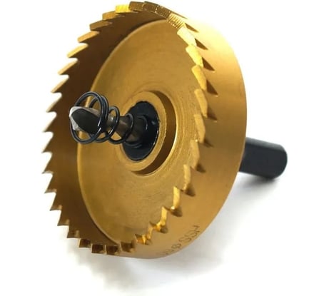 Коронка по металлу 60 мм, сталь HSS, нитрид титан Pobedit 4846460