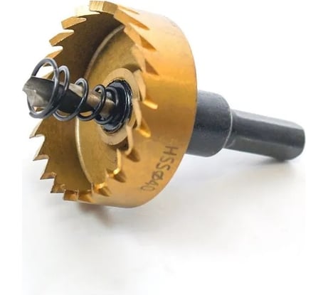 Коронка по металлу 40 мм, сталь HSS, нитрид титан Pobedit 4846440