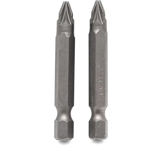 Биты (2 шт, PZ2, 50 мм, CRV) VIRA 554114 1