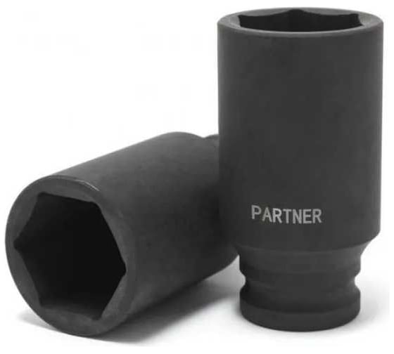 Головка ударная глубокая 6-гранная 15 мм, 1/2"DR Partner PA-4458515(13065)